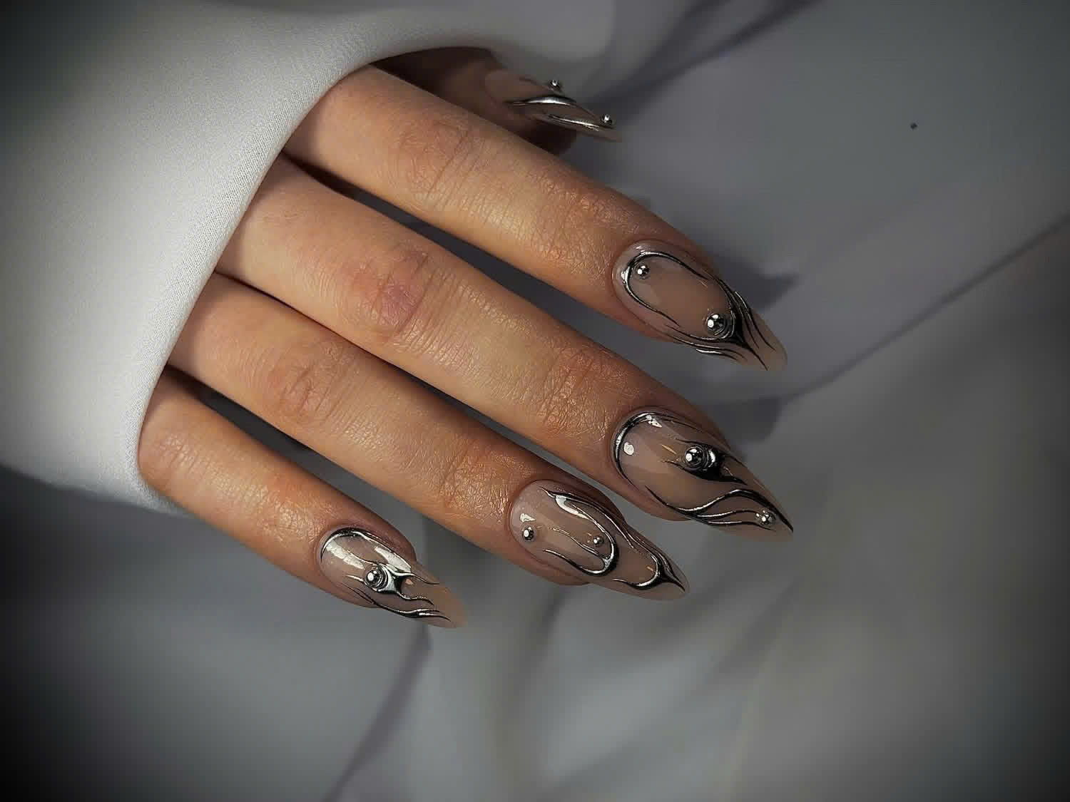 Silver Chrome Liquid Nails
